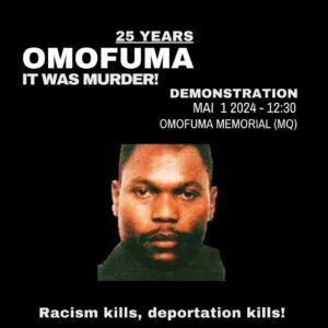 25 Jahre Omofuma – DAS WAR MORD!